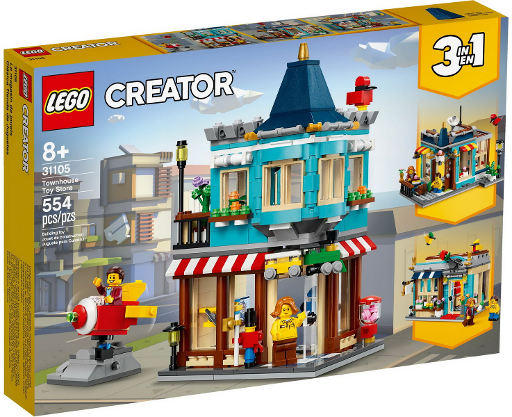 Lego 31105 - Creator - 3 in 1 Set - Spielzeugladen im Stadthaus
