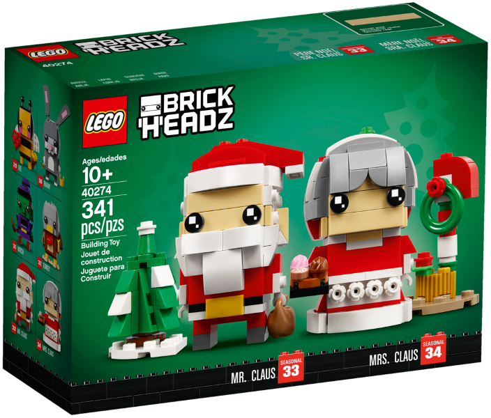 Lego 40274 - BrickHeadz - Mr. & Mrs. Claus
