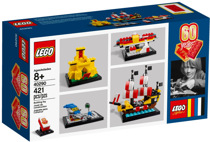 LEGO® 40290: Jubiläumsset zum 60. Geburtstag des LEGO-Steins
