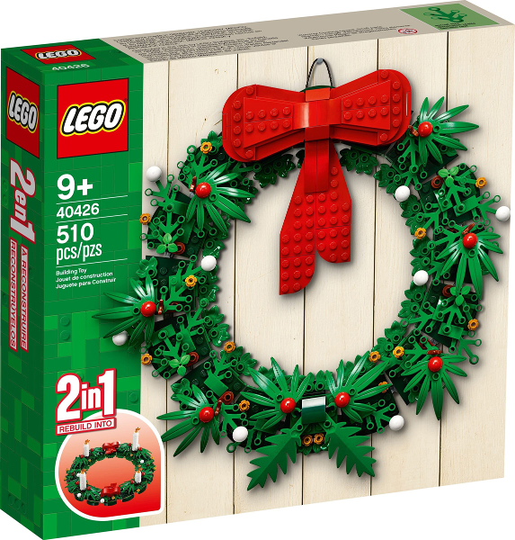 Lego 40426 - Weihnachten - Saisonal - 2-in-1-Adventskranz