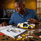 Mattel Brick Shop JFT18, Hot Wheels ‘15 Audi R8 Lms Bauspielzeugset (820 Teile), Für Sammler