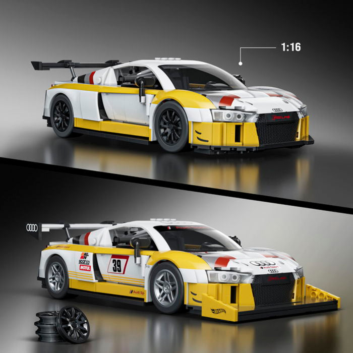 Mattel Brick Shop JFT18, Hot Wheels ‘15 Audi R8 Lms Bauspielzeugset (820 Teile), Für Sammler