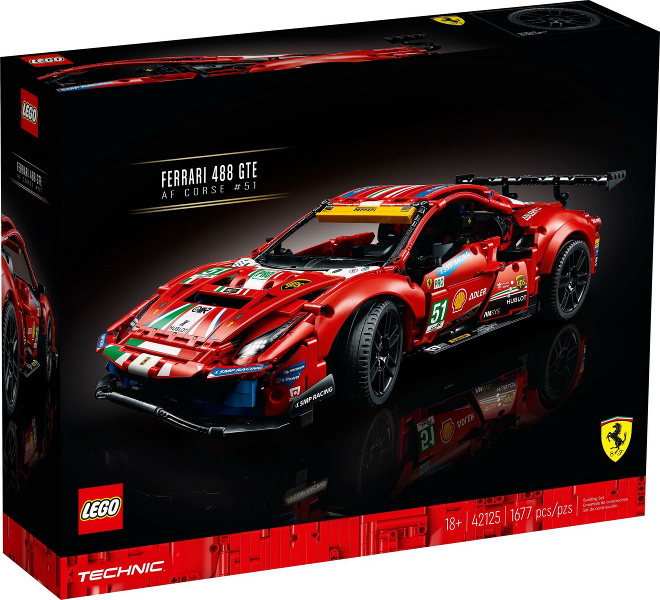 Lego 42125 - Technic - Ferrari 488 GTE “AF Corse #51”