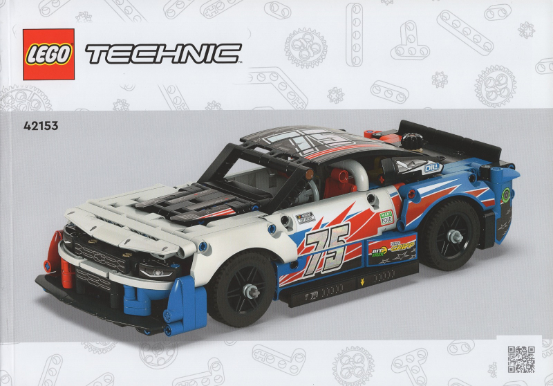 Lego 42153 - Technic - NASCAR® Next Gen Chevrolet Camaro ZL1