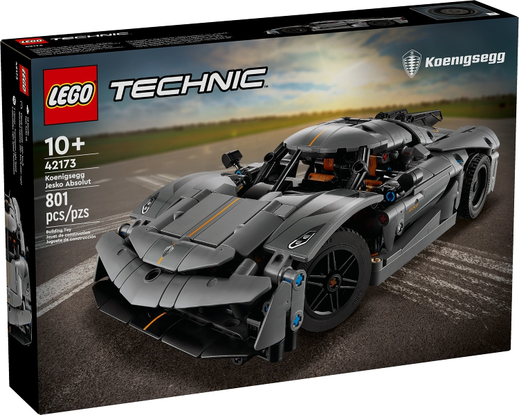 Lego 42173 - Technik - Koenigsegg Jesko Absolut Supersportwagen in Grau