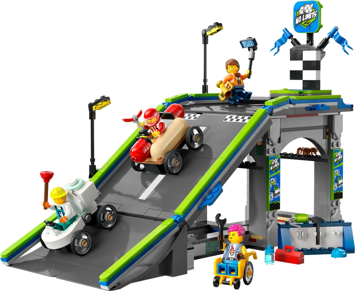 Lego 60460 - City - Keine Limits: Seifenkistenrennen mit Rampe