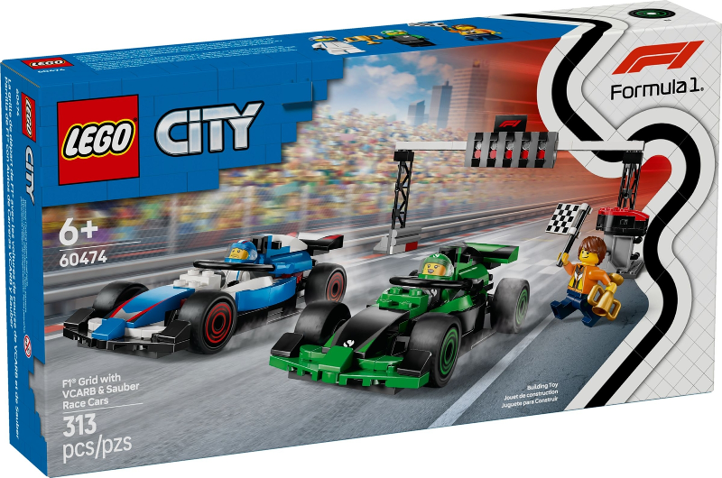 Lego 60474 - City - F1® Startaufstellung mit VCARB & Sauber Rennautos