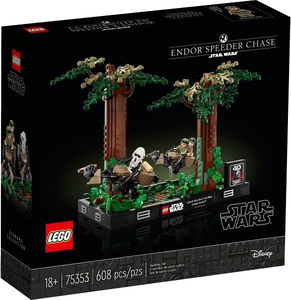 Lego 75353 - Star Wars - Verfolgungsjagd auf Endor™ – Diorama