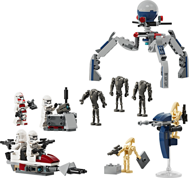 Lego 75372 - Star Wars - Clone Trooper™ & Battle Droid™ Battle Pack