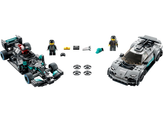 Lego 76909 - Speed Champions - Mercedes-AMG F1 W12 E Performance & Mercedes-AMG Project One