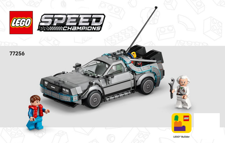 Lego 77256 - Speed Champions - Zeitmaschine aus Zurück in die Zukunft