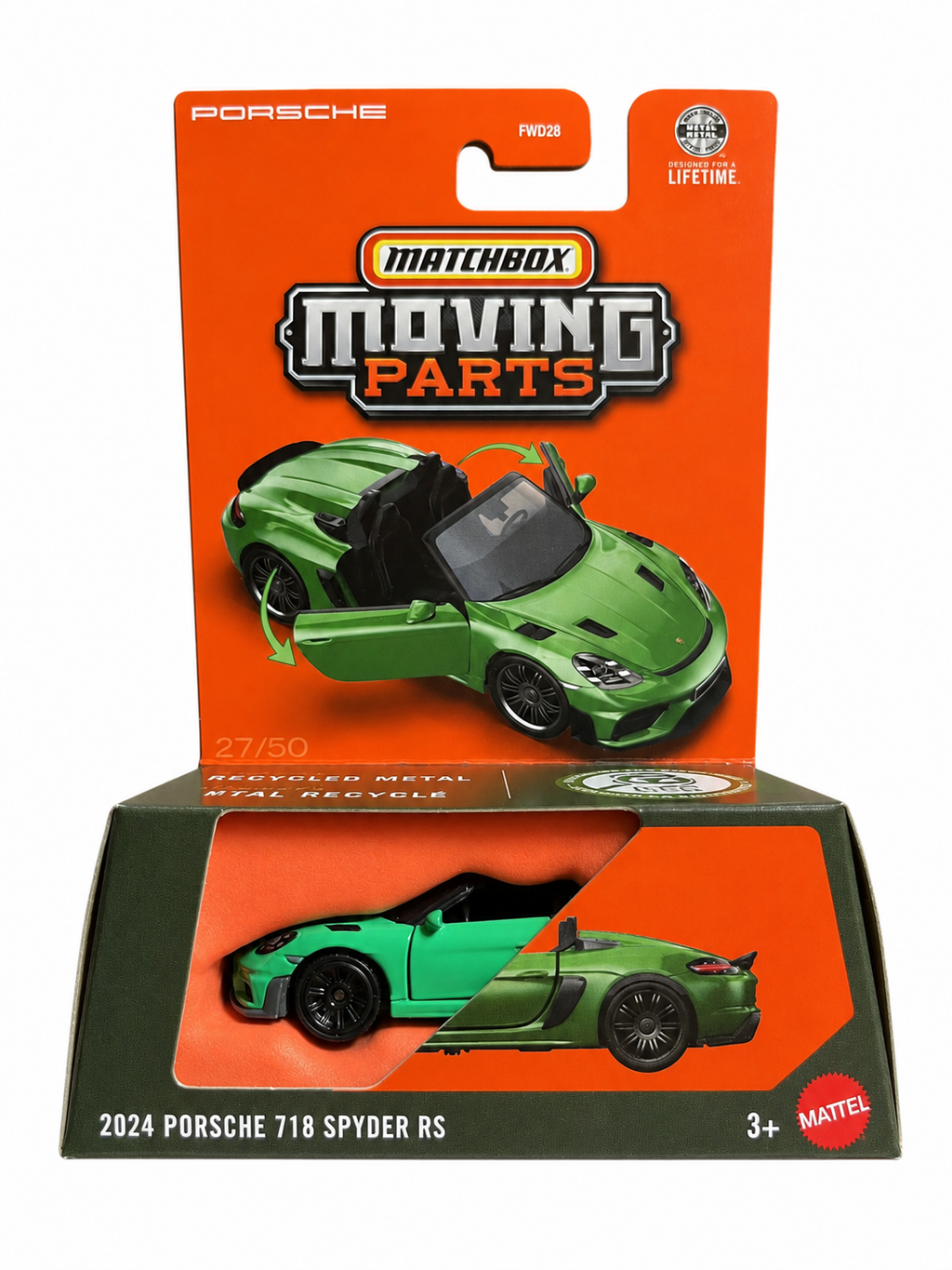 Matchbox JHV66 - 2024 Porsche 718 Spyder RS - Moving Parts