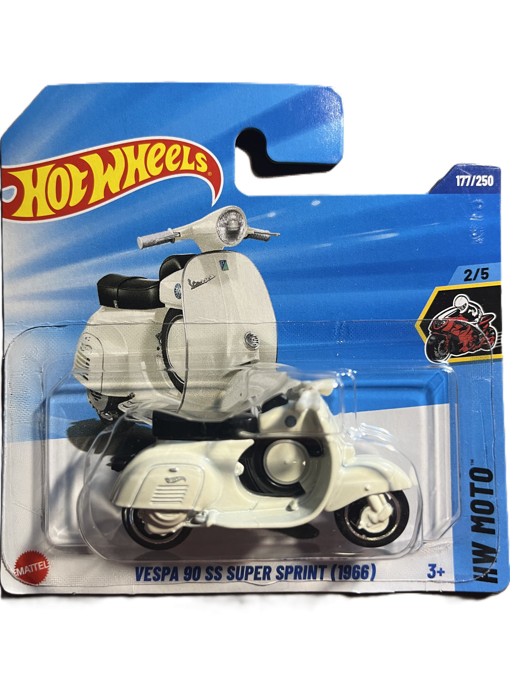 Hot Wheels JBB07 - Vespa 90 SS Super Sprint (1966) - short Card - 2025