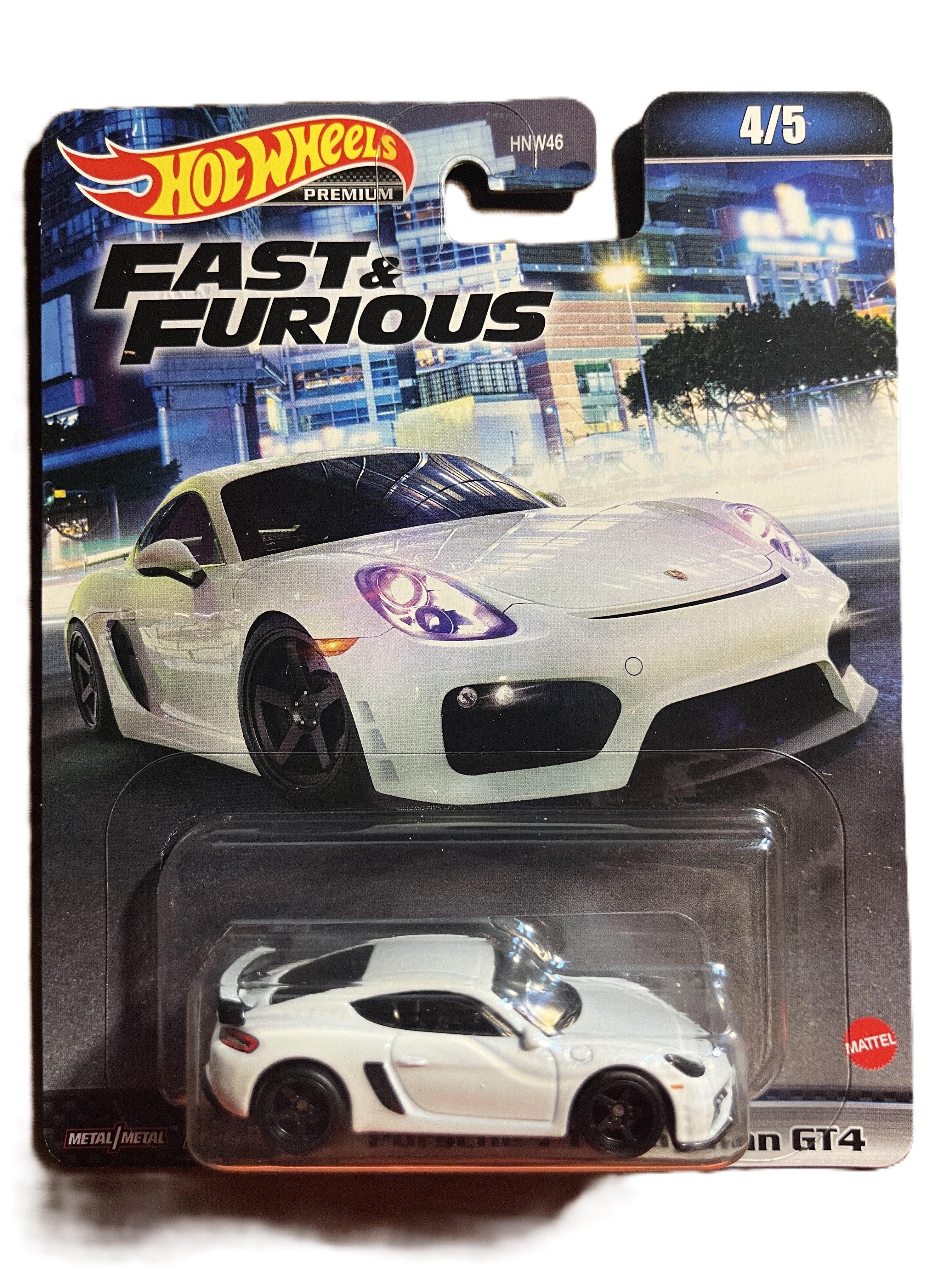 Hot Wheels HKD20 - Porsche 718 Cayman GT4 - Fast & Furious 4/5 - Premium