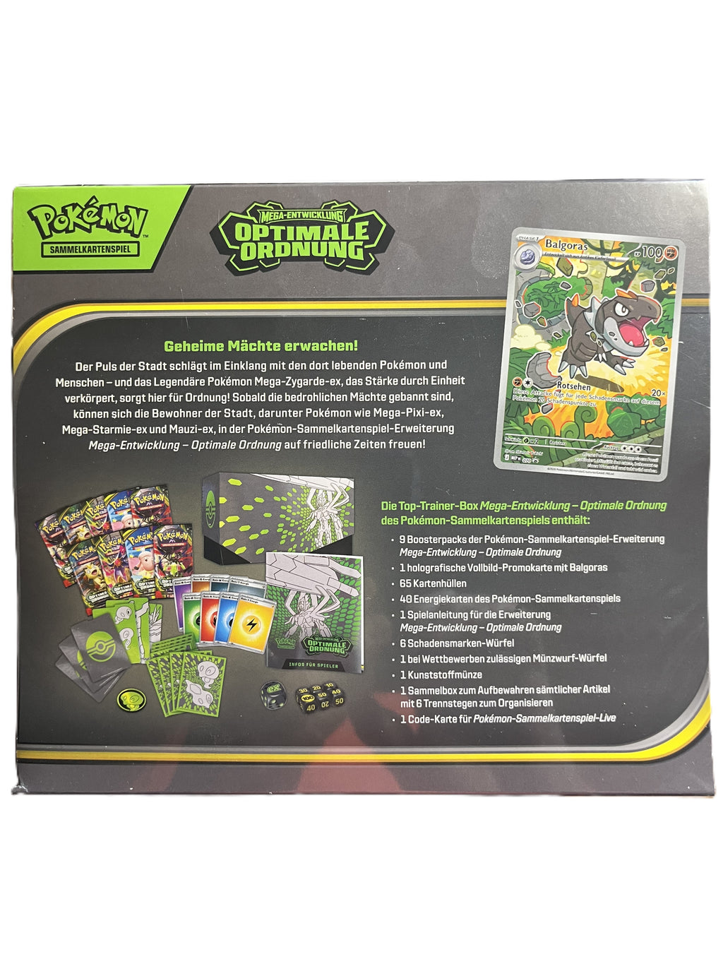 Pokemon - Optimale Ordnung - Top Trainer Box - Deutsch