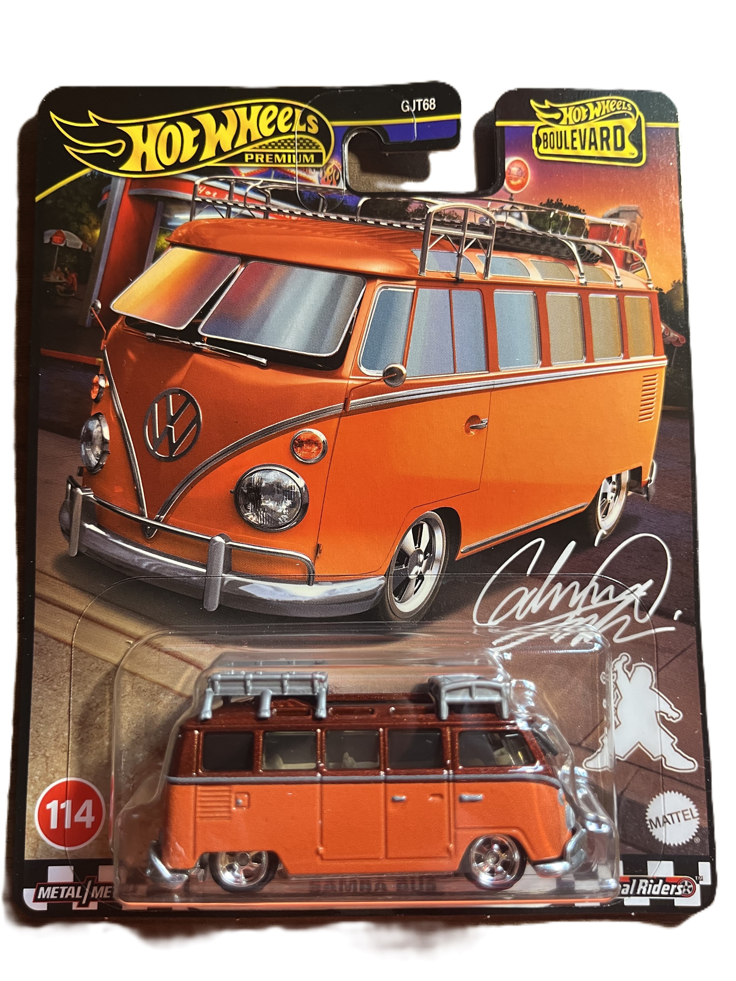 Hot Wheels HRT62 - 1967 Volkswagen Samba Bus - Boulevard 114 - Premium