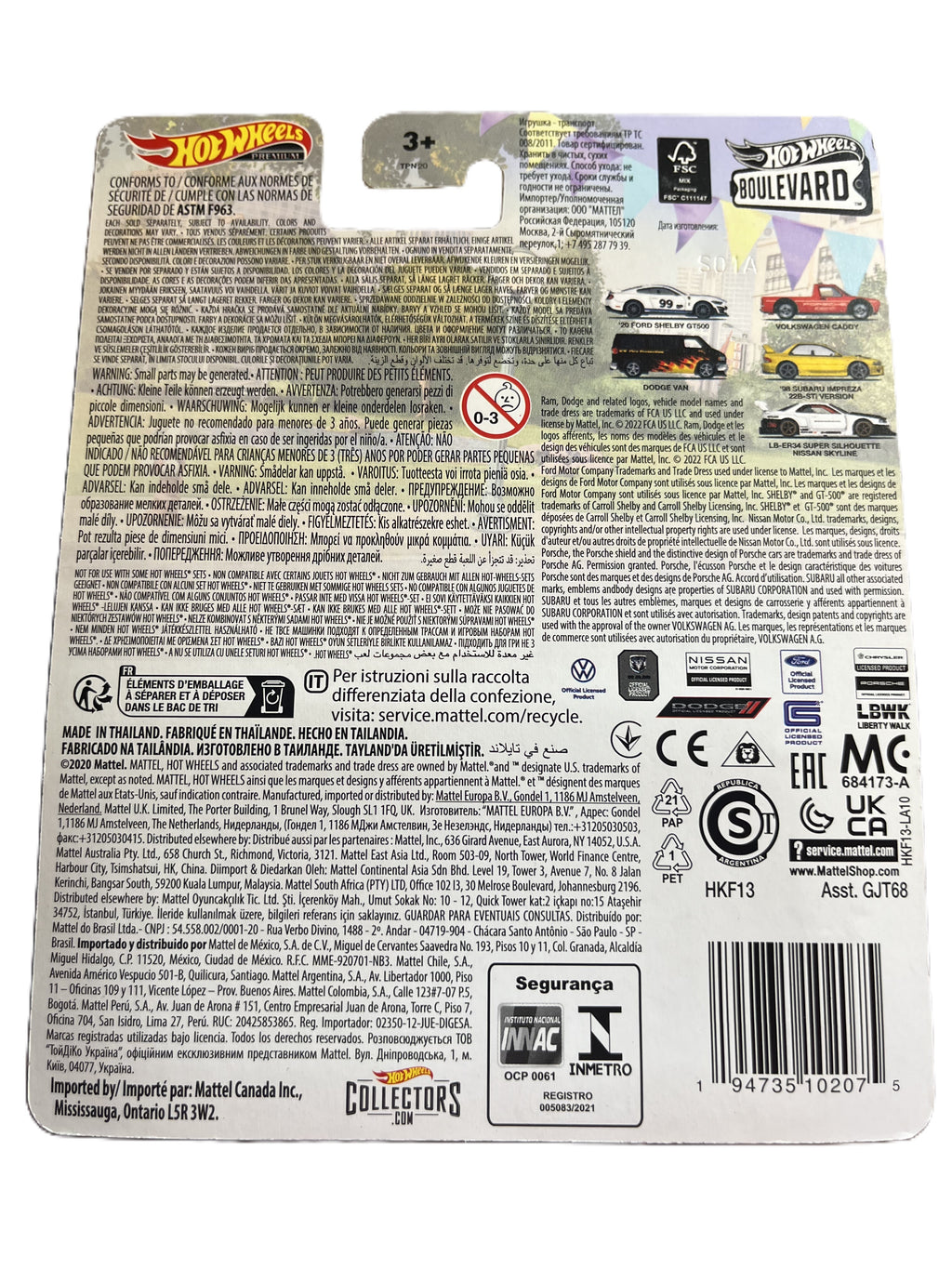 Hot Wheels HKF13 - Volkswagen Caddy - Boulevard 67 - Premium