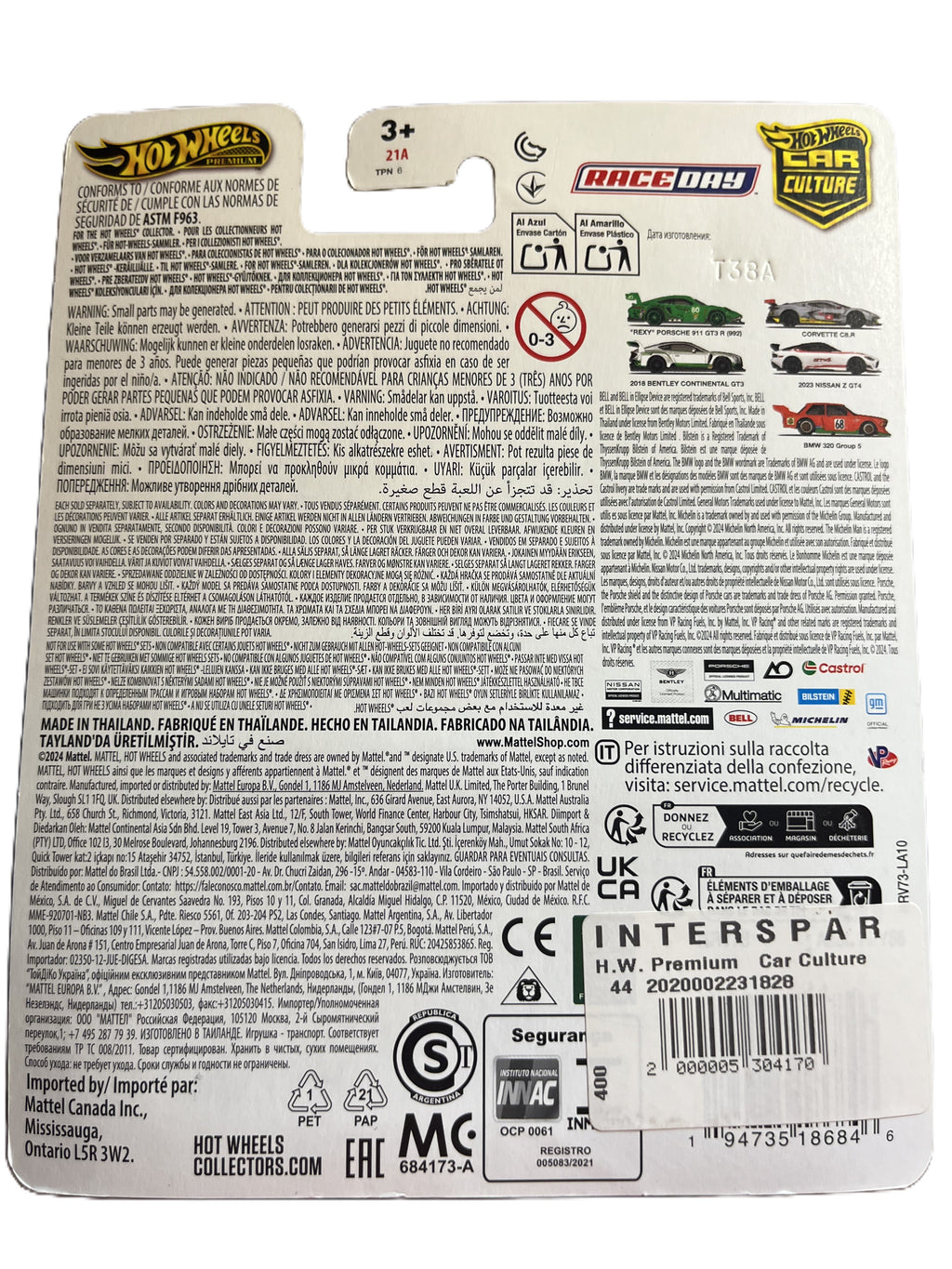 Hot Wheels HRV73 - 2023 Nissan Z GT4 - Race Day 4/5 - Premium