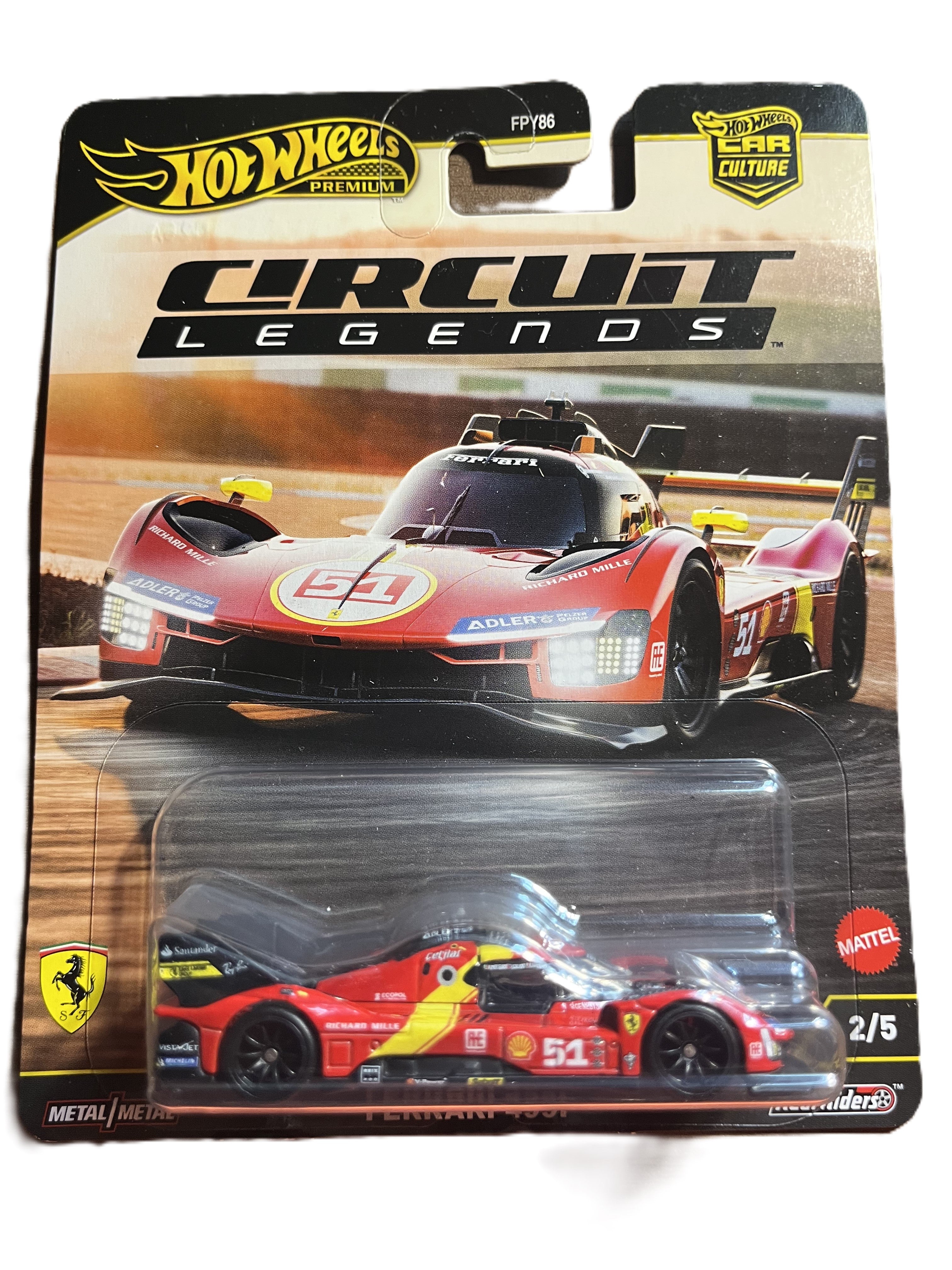Hot Wheels JBK49 - Ferrari 499P - Circuit Legends 2/5 - Premium