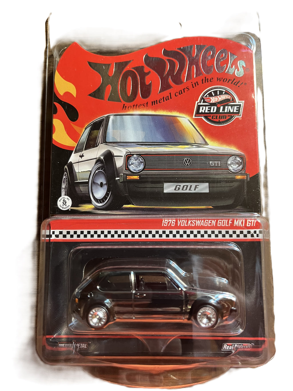 Hot Wheels JCP07 - 1976 Volkswagen Golf MK1 GTI - Red Line Club - Sammlermodell