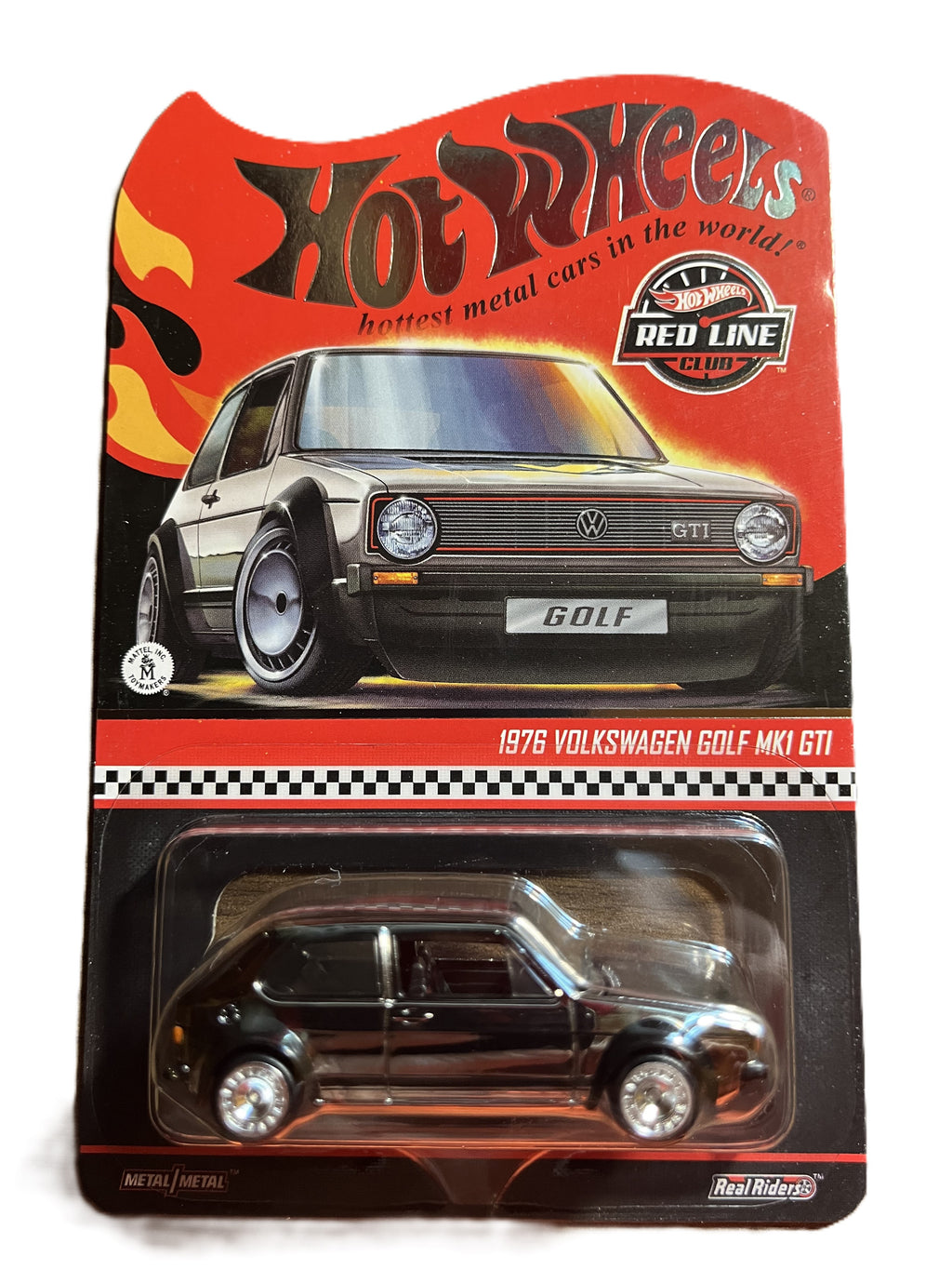 Hot Wheels JCP07 - 1976 Volkswagen Golf MK1 GTI - Red Line Club - Sammlermodell