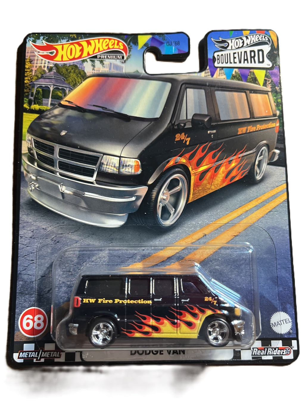 Hot Wheels HKF15 - Dodge VAN - Boulevard 68 - Premium