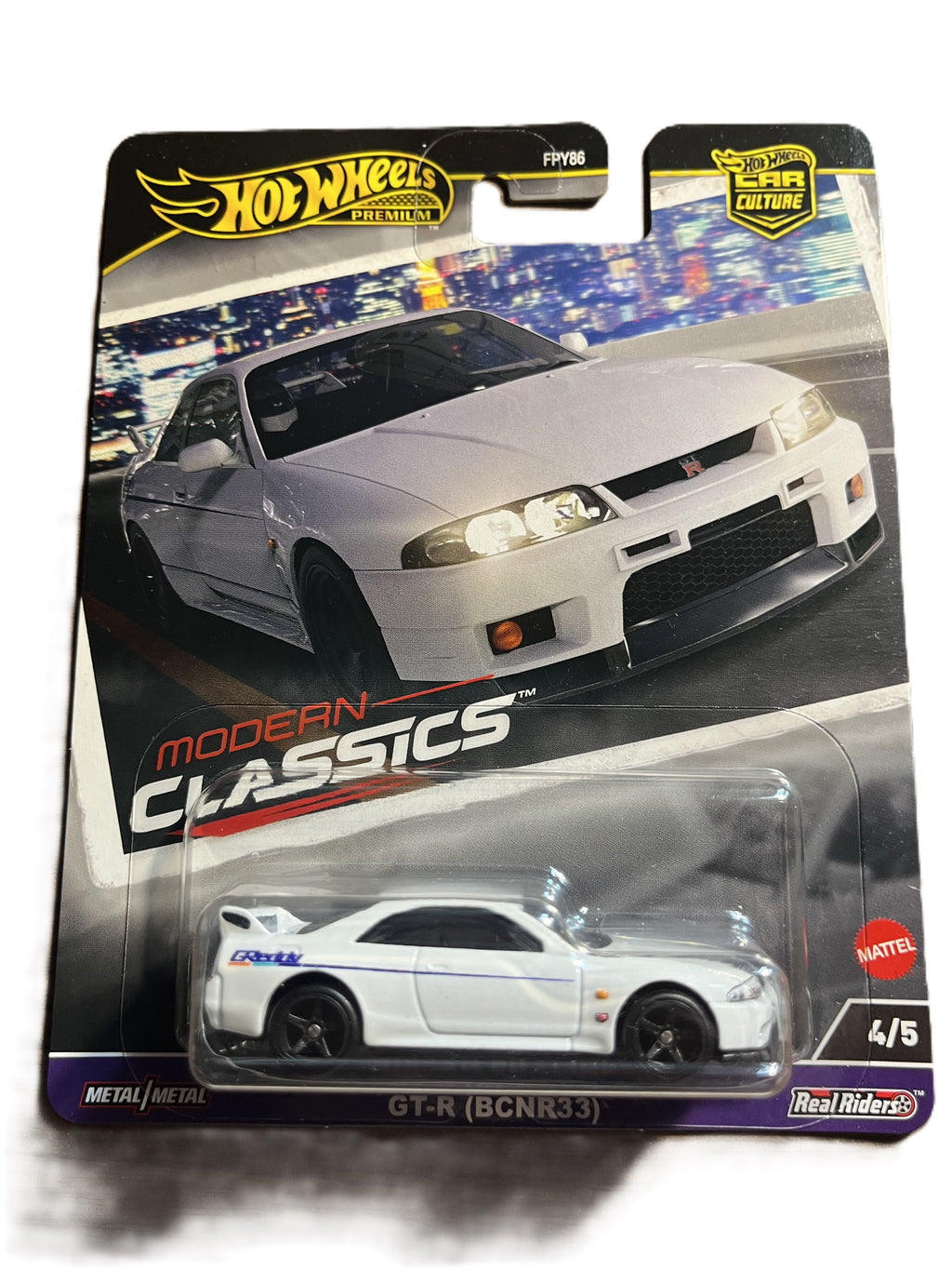 Hot Wheels HRV99 - Nissan Skyline GT-R (BCNR33) - Modern Classics 4/5 - Premium
