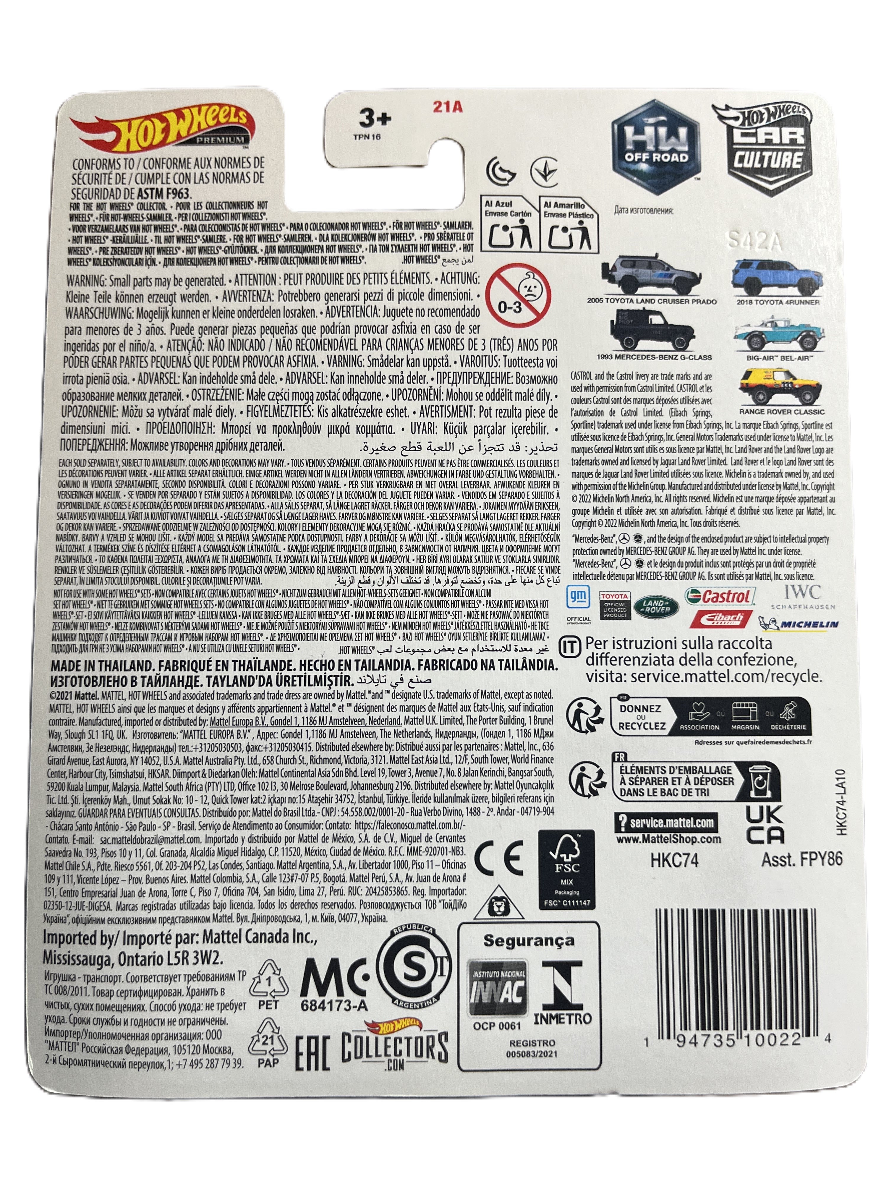 Hot Wheels HKC74 - BIG-AIR BEL-AIR - HW Off Road 4/5 - Premium