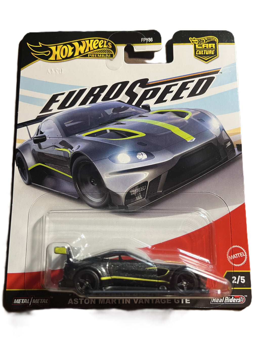 Hot Wheels JBK76 - Aston Martin Vintage GTE - Euro Speed 2/5 - Premium