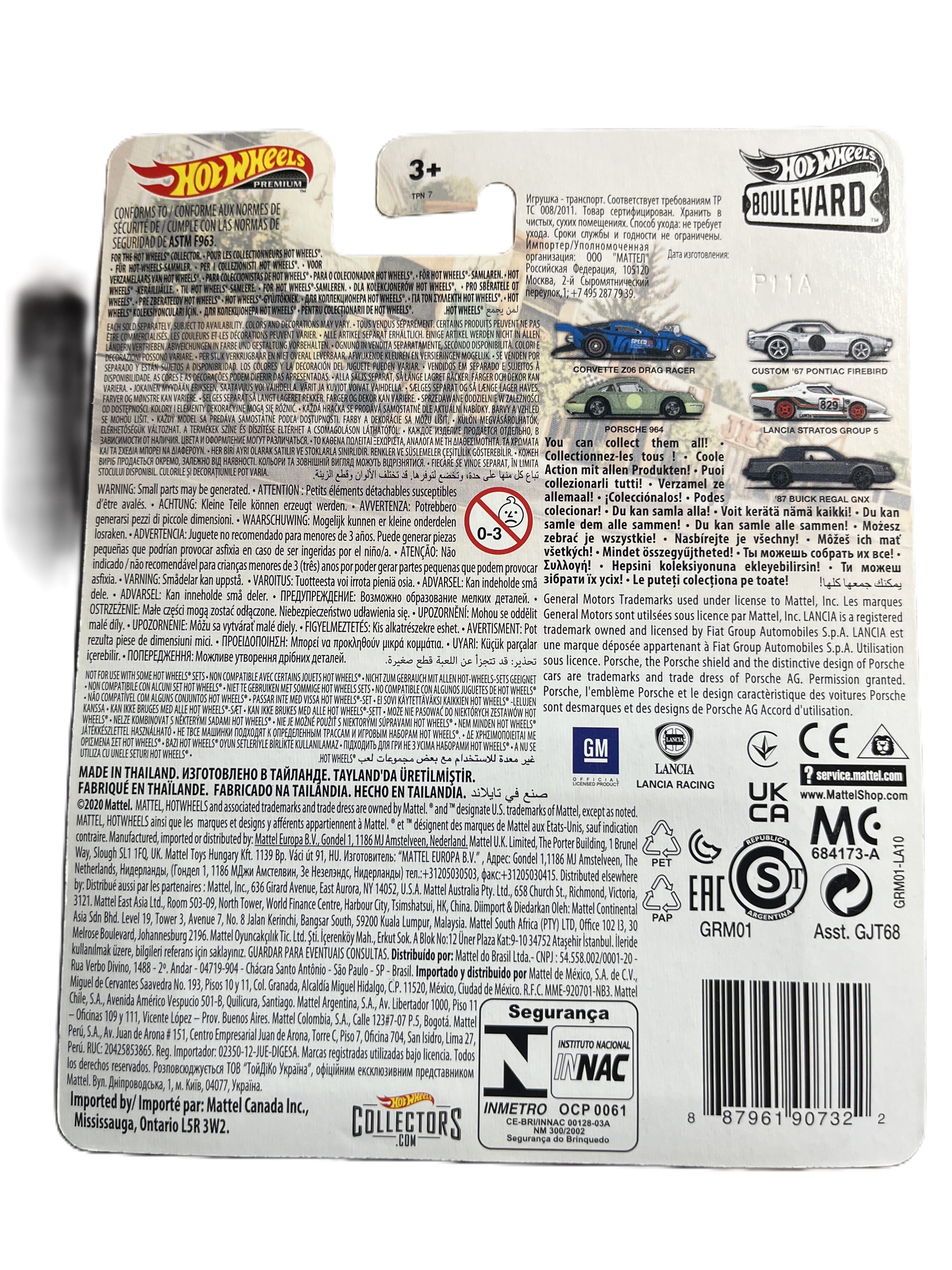 Hot Wheels GRM01 - Lancia Stratos Group 5 - Boulevard 29 - Premium