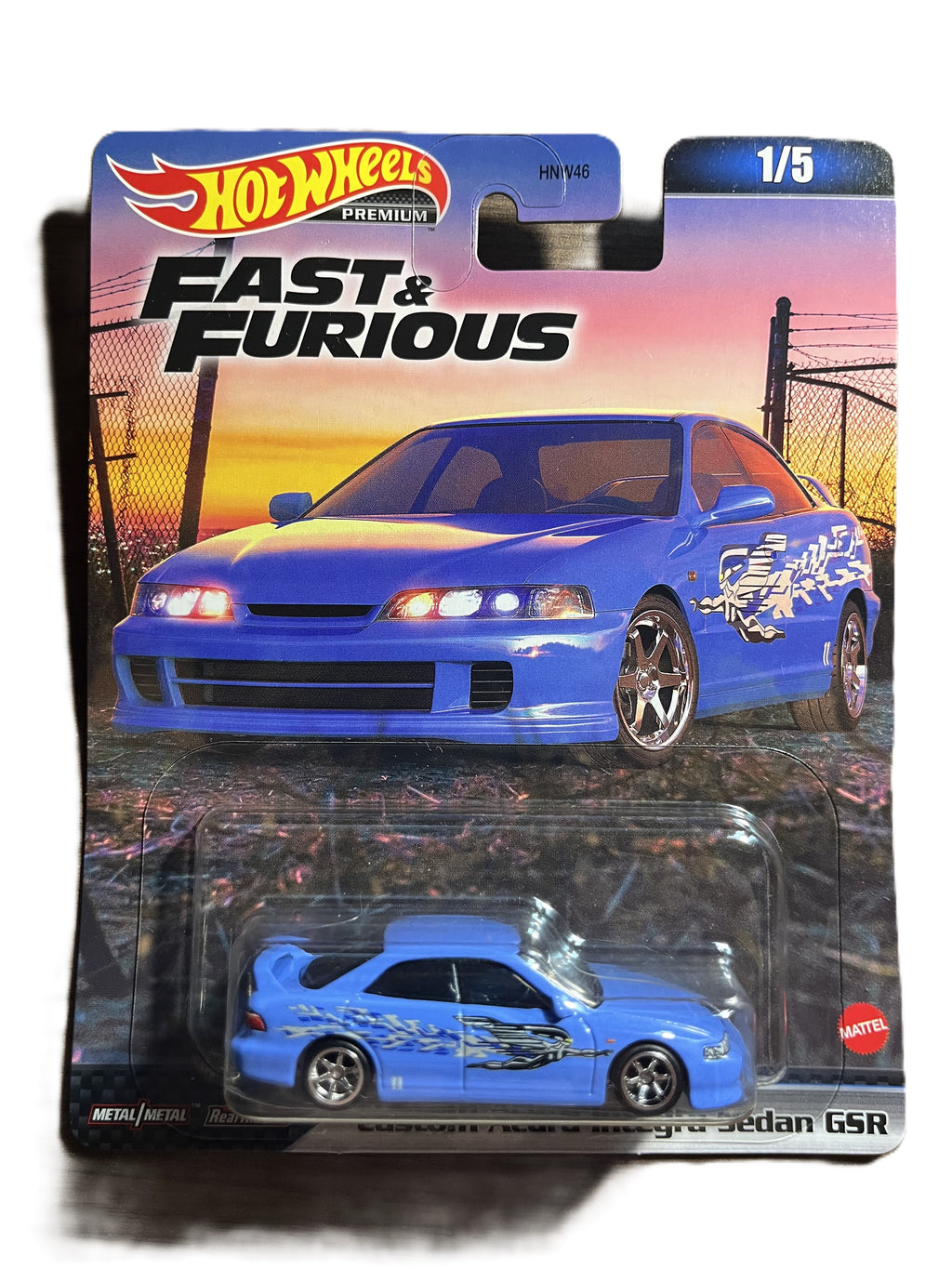 Hot Wheels HKD27 - Custom Acura Integra Sedan GSR - Fast & Furious 1/5 - Premium