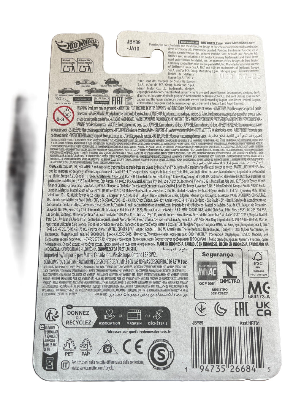 Hot Wheels JBY89 - 1971 Nissan Skyline HT 2000 GT-R - National Icons 4/5 - long Card Silver Series