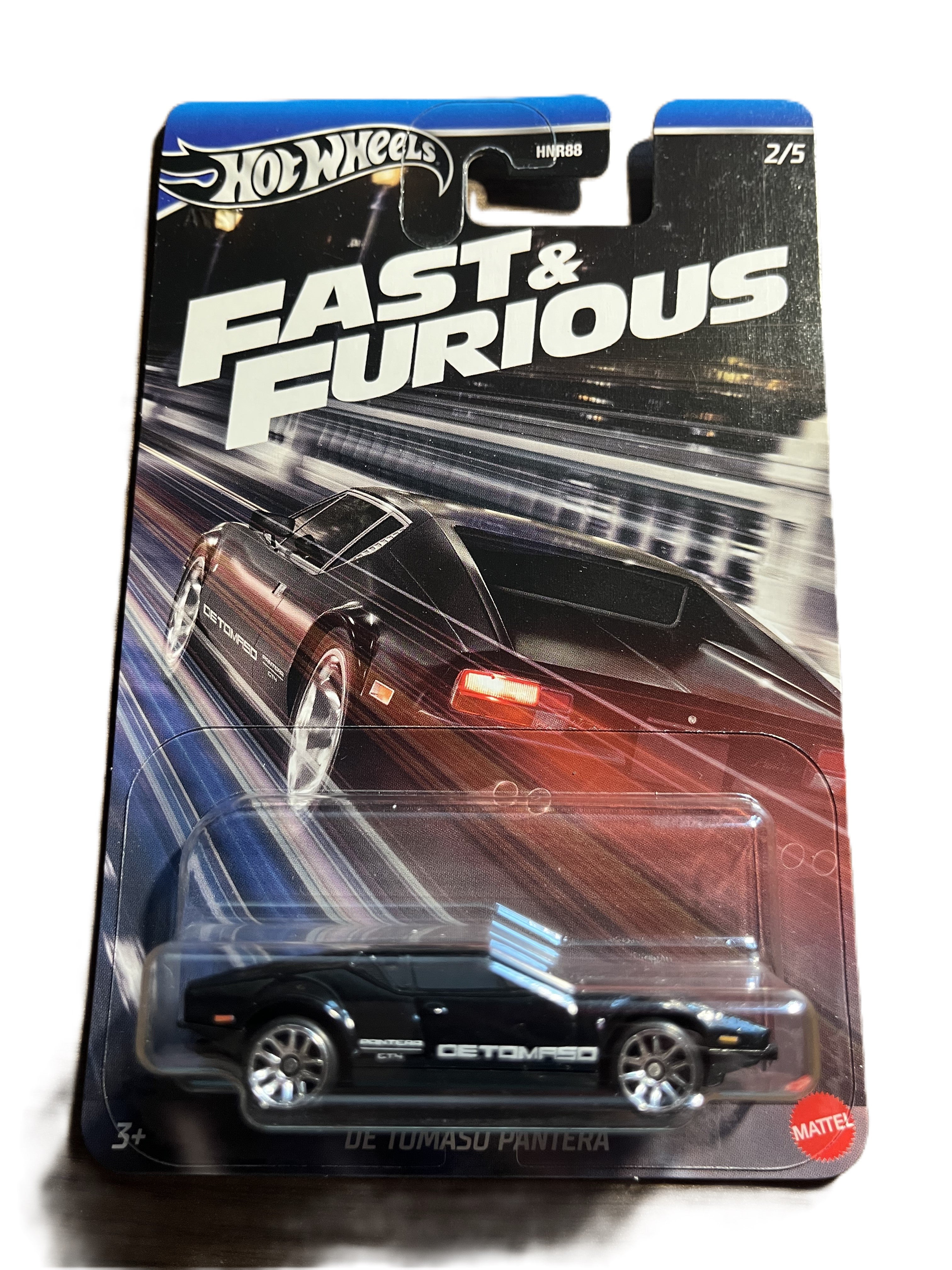 Hot Wheels HRW52 - De Tomaso Pantera - Fast & Furious 2/5 - long Card