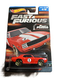 Hot Wheels HNT14 - 69 Camaro - Fast & Furious - long Card - Serie 3 - 4/10