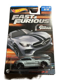 Hot Wheels HNT18 - 15 Mercedes-AMG GT - Fast & Furious - long Card - Serie 3 - 8/10