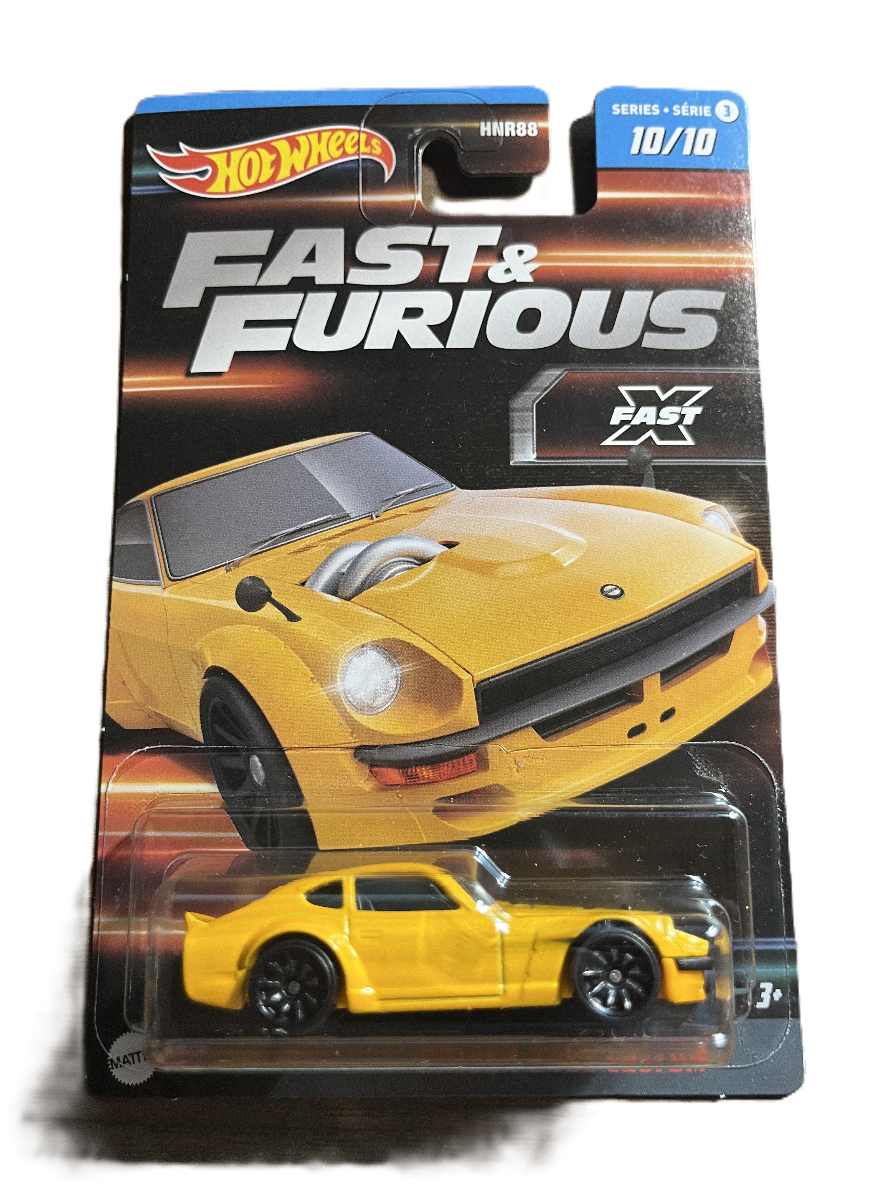 Hot Wheels HNT20 - Datsun Z40Z Custom - Fast & Furious - long Card - Serie 3 - 10/10