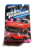 Hot Wheels HRW40 - Custom Corvette Stingray Coupe - Fast & Furious Women 5/5 - long Card