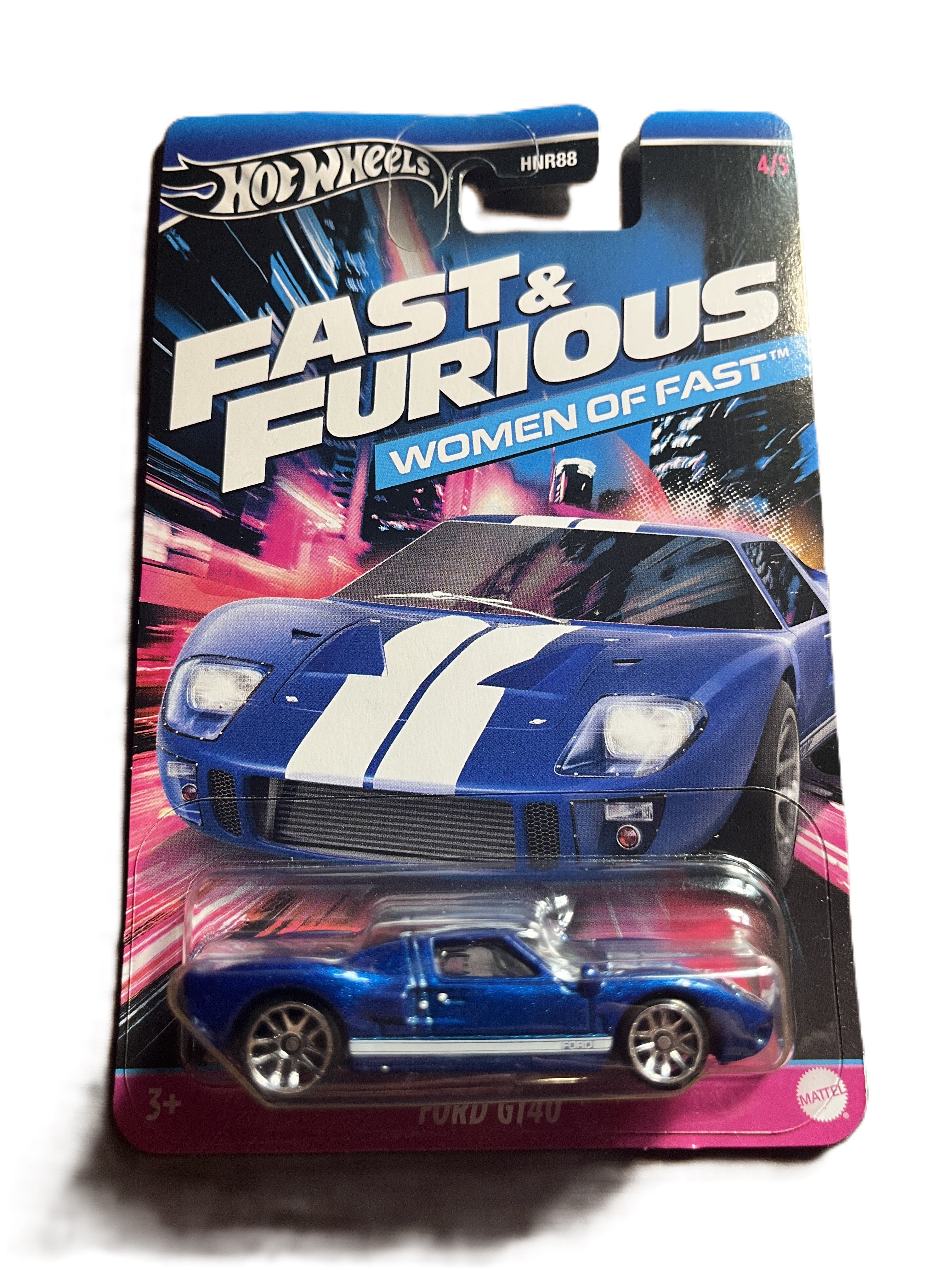Hot Wheels HRW39 - Ford GT40 - Fast & Furious Women 4/5 - long Card