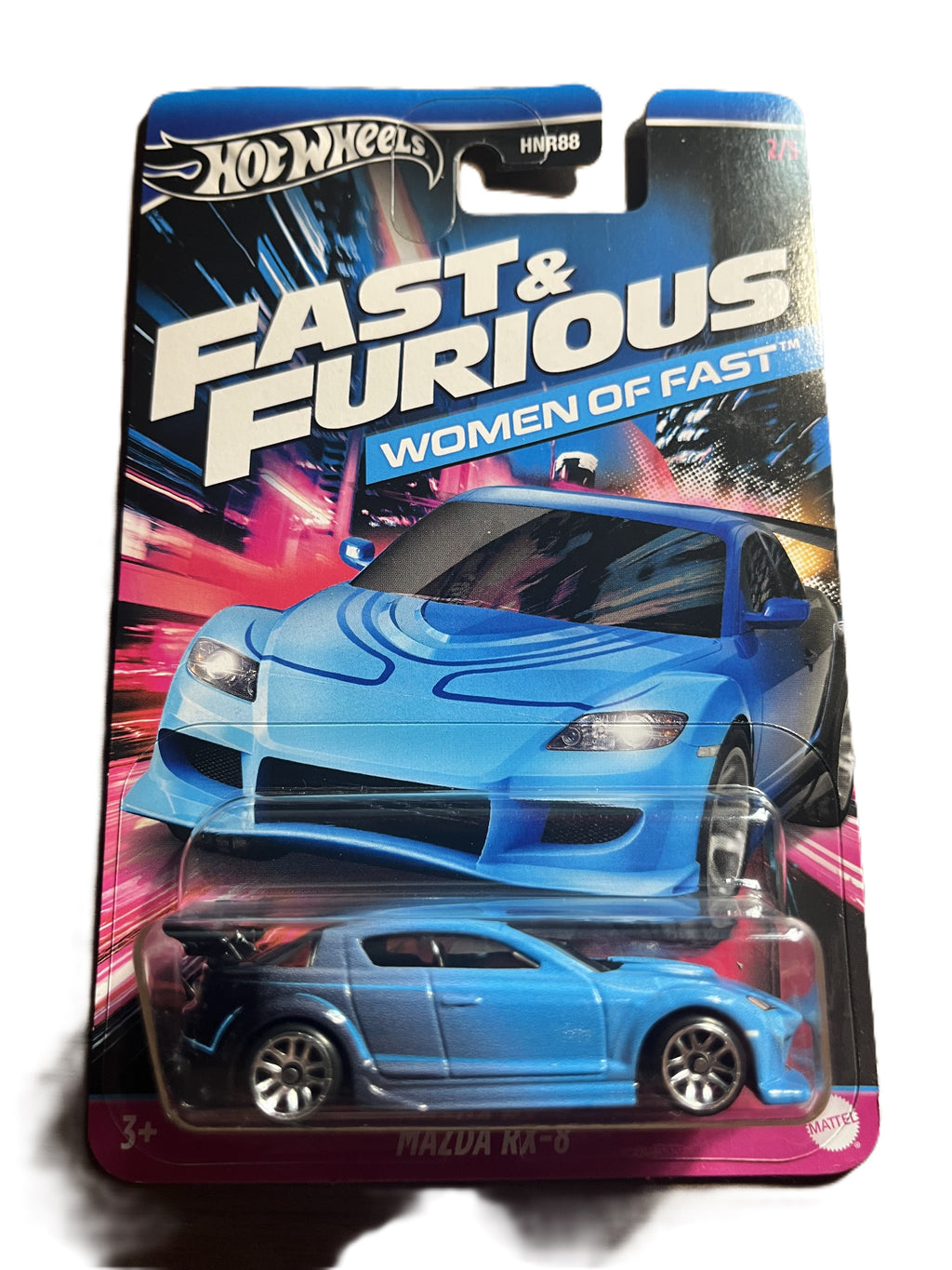 Hot Wheels HRW37 - Mazda RX-8 - Fast & Furious Women 2/5 - long Card