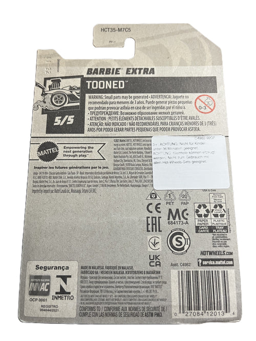Hot Wheels HCT35 - Barbie Extra - long Card