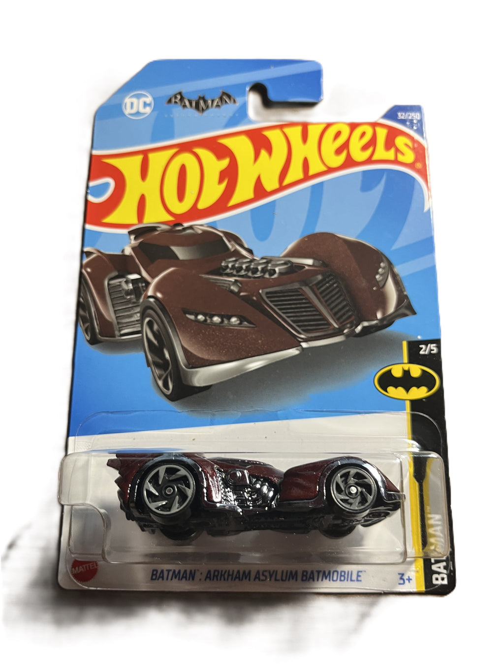 Hot Wheels HCW59 - Batman: Arkham Asylum Batmobile - long Card