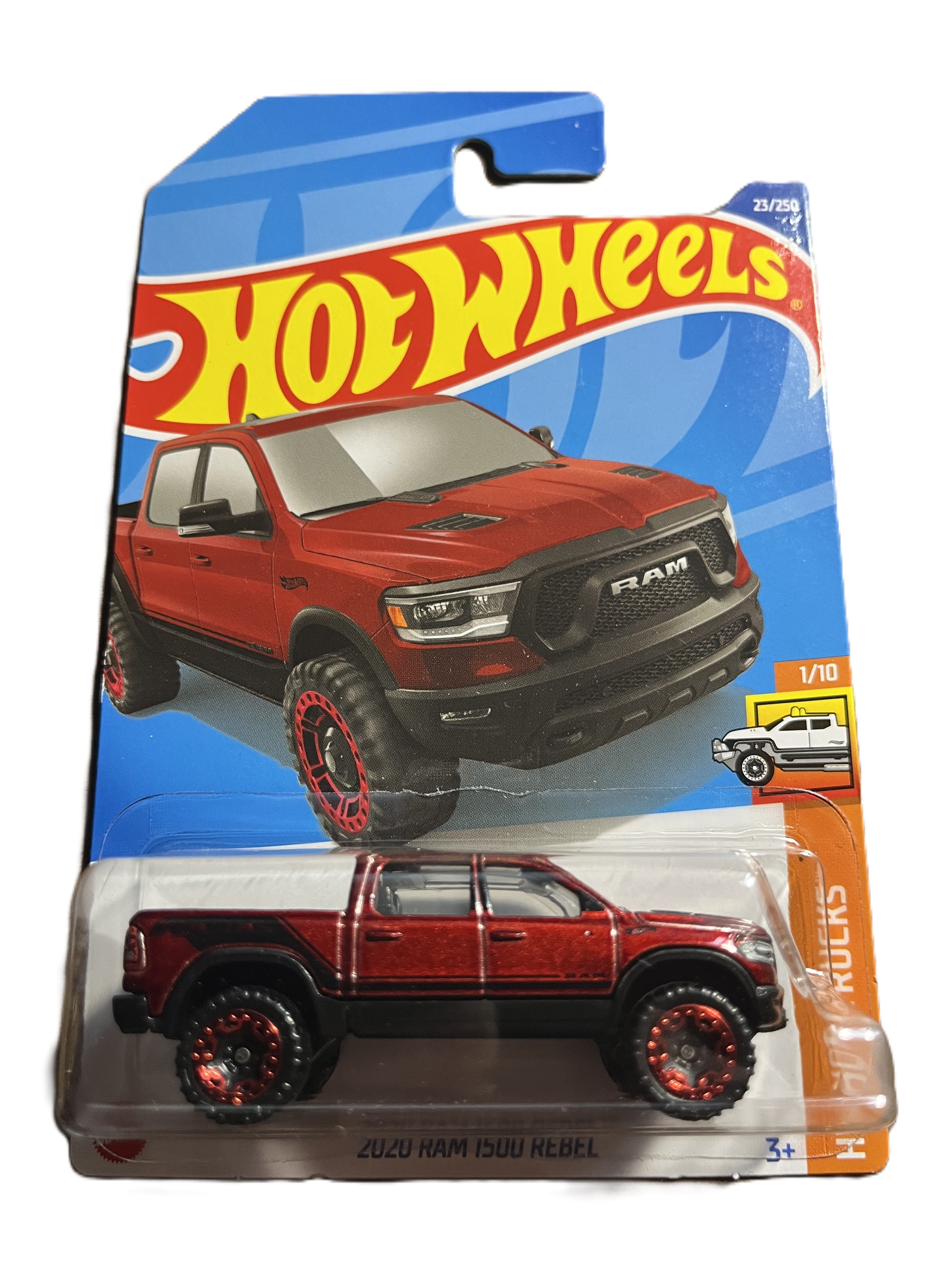 Hot Wheels HCX93 - 2020 Ram 1500 Rebel - long Card
