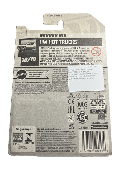 Hot Wheels HCW42 - Rennen RIG - long Card