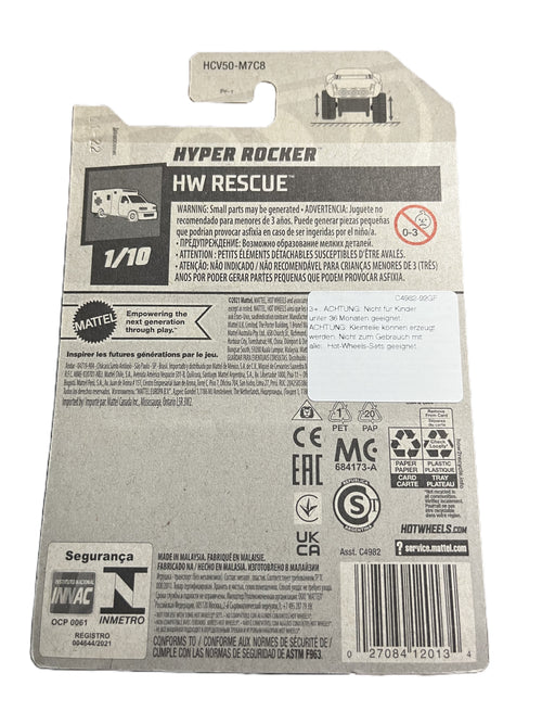 Hot Wheels HCV50 - Hyper Rocker - long Card
