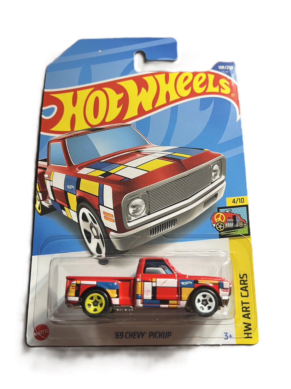Hot Wheels HCV74 - 69 Chevy Pickup - long Card