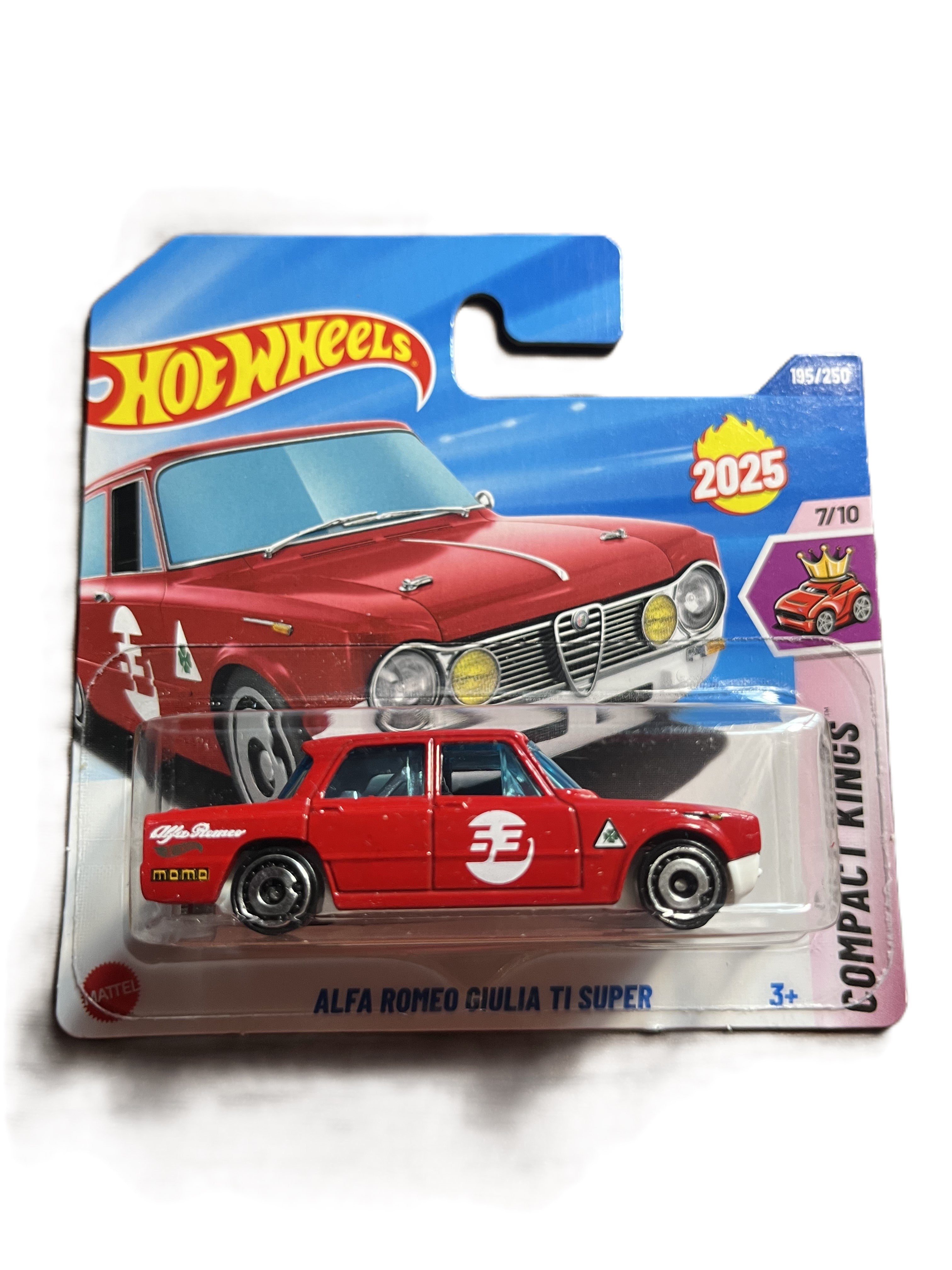 Hot Wheels HYW40 - Alfa Romeo Giulia TI Super - short Card - 2025