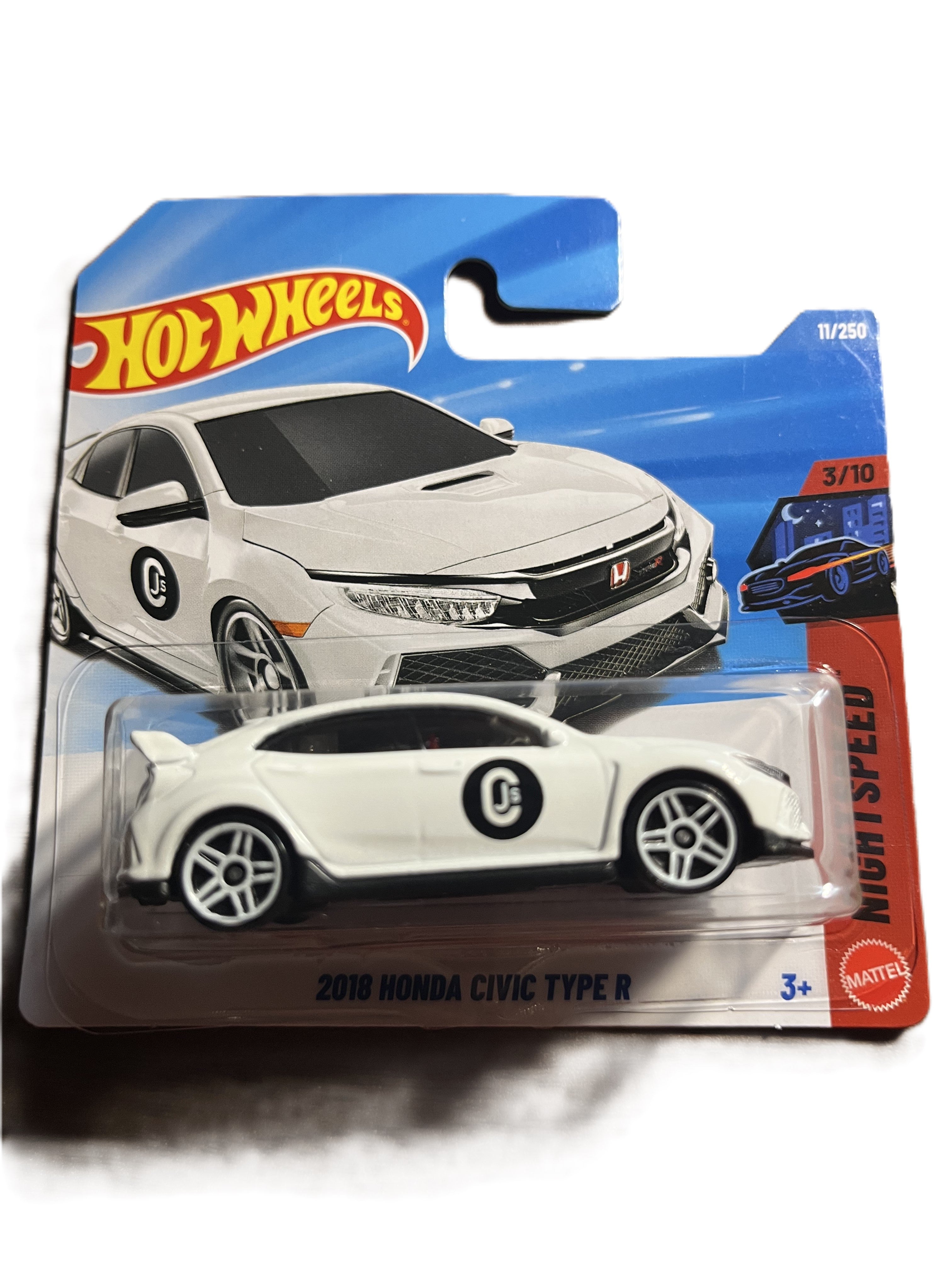 Hot Wheels JJH88 - 2018 Honda Civic Type R - short Card - 2026