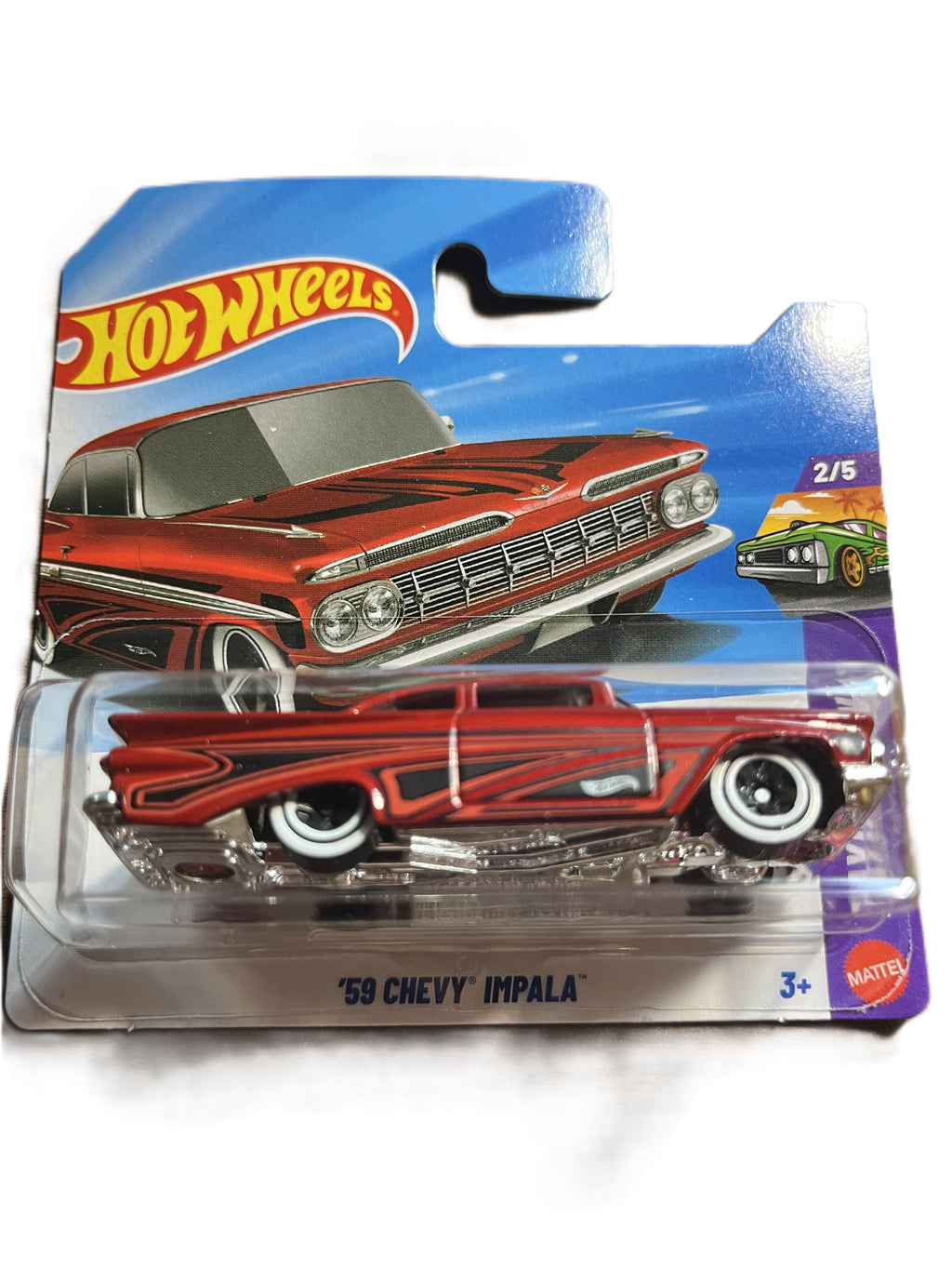 Hot Wheels JJJ15 - 59 Chevy Impala - short Card - 2026