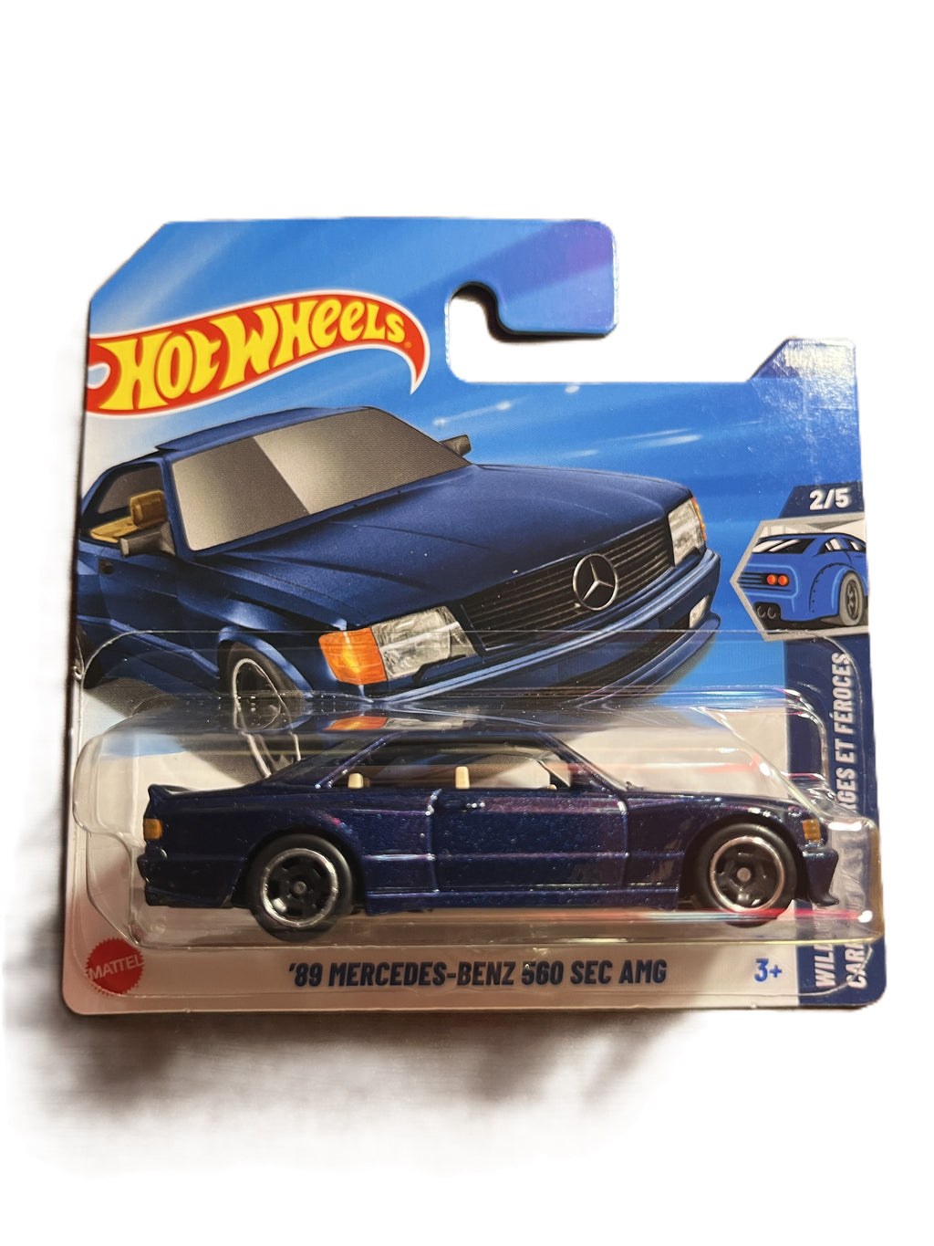 Hot Wheels JBB85 - 89 Mercedes-Benz 560 SEC AMG - short Card - 2025