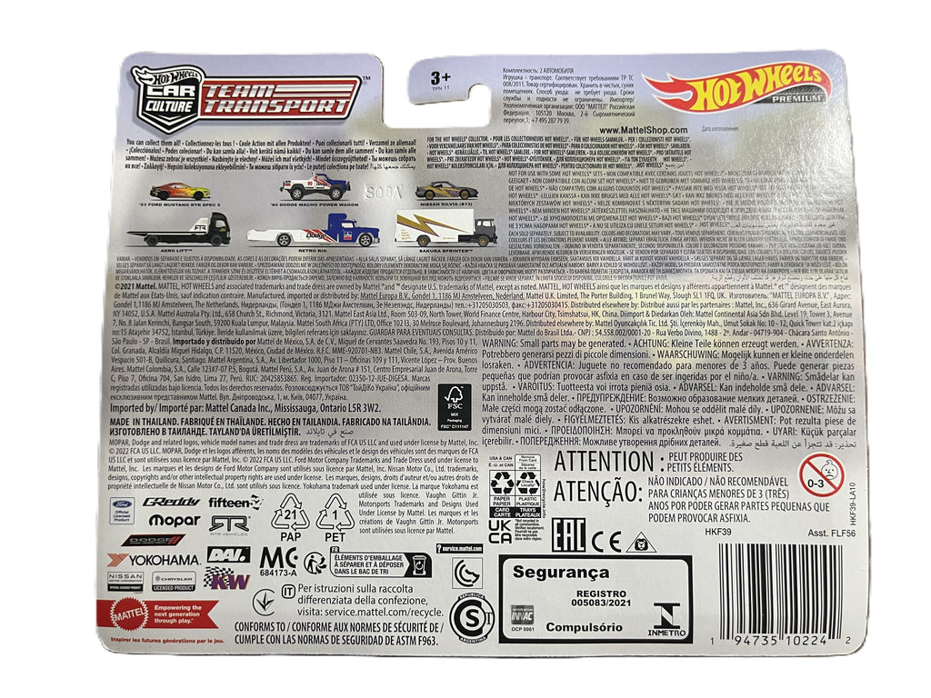Hot Wheels HKF39 - 23 Ford Mustang RTR Spec 5 - Aero Lift - Team Transporter 50 - Premium